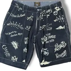 総柄 ハーフパンツ