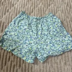 UNIQLO キッズ 花柄 ハーフパンツ 140