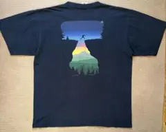 90s USA製　ALORE tシャツ　ネイビー　アウトドア　シングルステッチ 90s USA製 ALORE tシャツ ネイビー アウトドア シングルステッチ