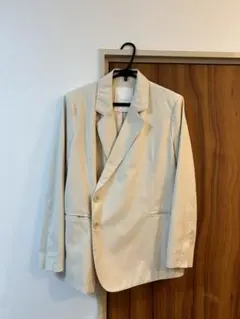 ノーカラー テーラードジャケット