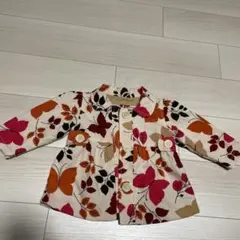 GAP 葉柄　蝶柄　コーデュロイジャケット