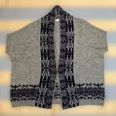 niko and... ノルディック柄ニットベスト フリーサイズ
