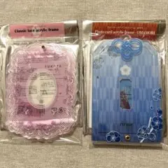 フクヤ FUKUYA クラシックレースアクリルフレーム　お守り　2点セット