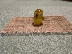 ガラス製ふくろう置物　縁起