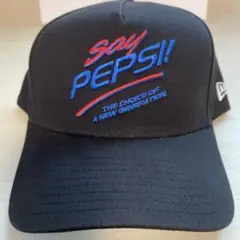NEW ERA PEPSI 刺繍ロゴ キャップ 黒