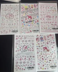マイメロネイルシール5枚セット♪♪
