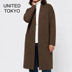 C148 UNITED TOKYO ニットロングカーデ　ブラウンのサムネイル