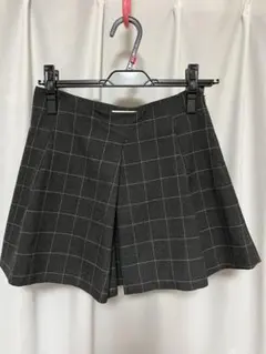 お値下げ！　エフデ　ef-de グレー チェック柄 キュロット サイズ7号