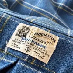 【70s】超絶レア 日本製❗️ ケニントン ボタンダウンシャツ ３点留め 初見