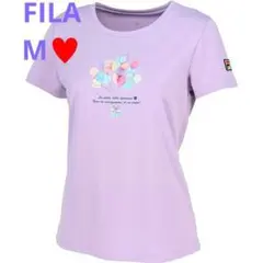 フィラ ウェア　レディース　 グラフィックTシャツ EL0024 M ライラック