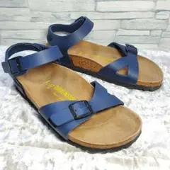 【美品】✨BIRKENSTOCK 24cm サンダル ネイビー 37