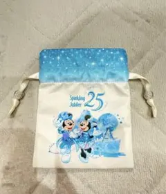 スパークリングジュビリー　巾着　ディズニーシー　25周年　きんちゃく　ポーチ