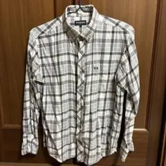 McGREGOR チェック柄 ボタンダウンネルシャツ グレー Lサイズ