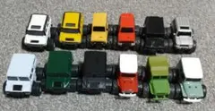 4WD車 オフロード車 プルバックカー 12台 セット