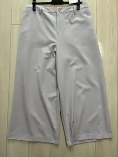 【新品タグつき】MB mint breeze ワイドパンツ　4L ラベンダー