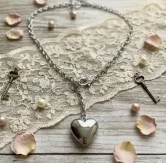 MUGIINU/ハートロングネックレス