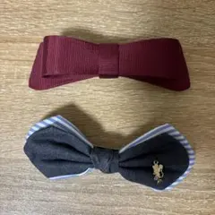 リボンヘアアクセサリー2点セット