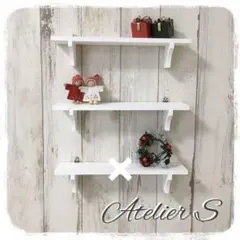 トイレの収納ボックス　ウォールシェルフ　ラック　ホワイト