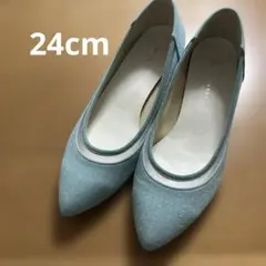 JELLY BEANS パンプス 24cm ライトブルーのサムネイル
