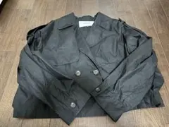LE CIEL BLEU トレンチジャケット 黒のサムネイル