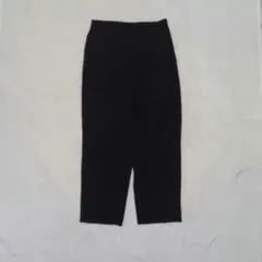 リクルートスーツ スラックスパンツ ストライプ ブラック 大きめ