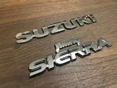 美品♪ジムニーシエラ 純正リアエンブレムセット　スズキ　JB74W JB64W