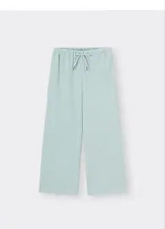 GU リブパンツ　ミントグリーン