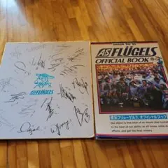 j リーグ ノベルティ 横浜フリューゲルス 94/95 公式本 サイン入りボード