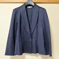 【美品・訳アリ】NATURAL BEAUTY　ペプラムサマージャケット　38