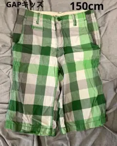 GapKids ハーフパンツ150cm チェック柄