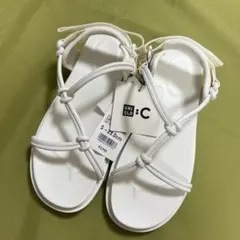 UNIQLO C　ユニクロC ロープサンダル 白　ホワイト　23cm Sのサムネイル