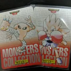 ポケモンカード　カードダス　入手困難！1996年のカード！エビワラー、サワムラー