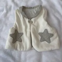 アプレレクール 星 ベスト 80 男の子 女の子 ベビー アウター 保育園
