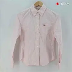 POLO JEANS COMPANY 긴팔 셔츠 핑크 스트라이프 M