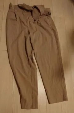 vis　ヴィス　 ウエストリボン カジュアルパンツ L