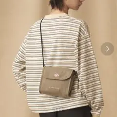 DANTON ショルダーバッグ　グレイッシュベージュ