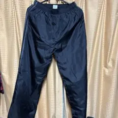 黒のポリエステル　暖かい裏起毛長ズボン 160cm 黒　お揃いのジャケットもあり