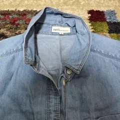 earth アース  7分袖 デニムシャツ アースミュージックアンドエコロジー