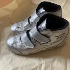 Onitsuka Tiger シルバー ハイカットシューズ　19.5cm