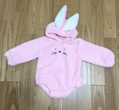 モコモコうさぎロンパース