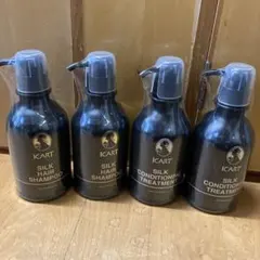 ICART シルクヘアシャンプー＆トリートメント 500ml 4本
