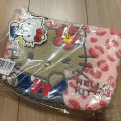 [貴重] ハローキティ 日焼けキティ ギャル サガラポーチ日本限定 ピンク総柄