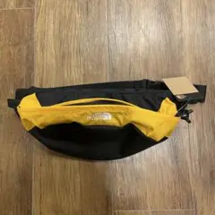 ノースフェイス ブラック×イエロー スウィープ ウェストバッグ NM72304