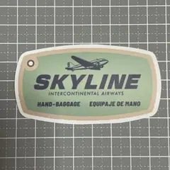 【YY-8】防水ステッカー 旅行 trip 旅券タグ tag チケット 飛行機