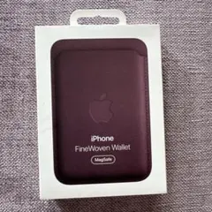 iPhone FineWoven Wallet パープル MagSafe対応