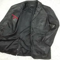 美品◎VERSARE ヴェルサーレ ラムレザージャケット 黒 90sヴィンテージ