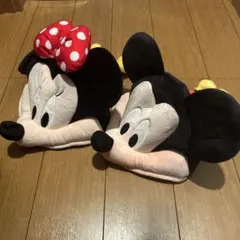 即日発送　ディズニー　ミッキー　ミニー　ぬいぐるみ　ファンキャップ　ペア　セット
