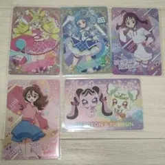 プリキュア きらきらカードグミ 5枚セット