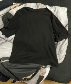 メロウリブ半袖トップス