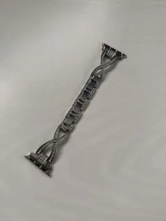 Apple Watch用シルバーメタルバンド